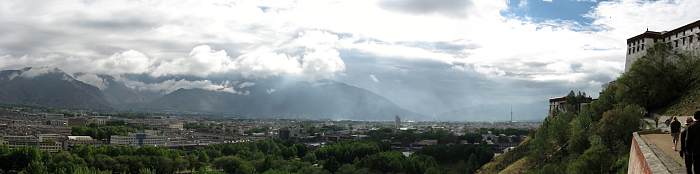A view of Lhasa, Tibet