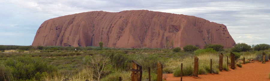 Uluru in Northern Territory, Australia January 2016